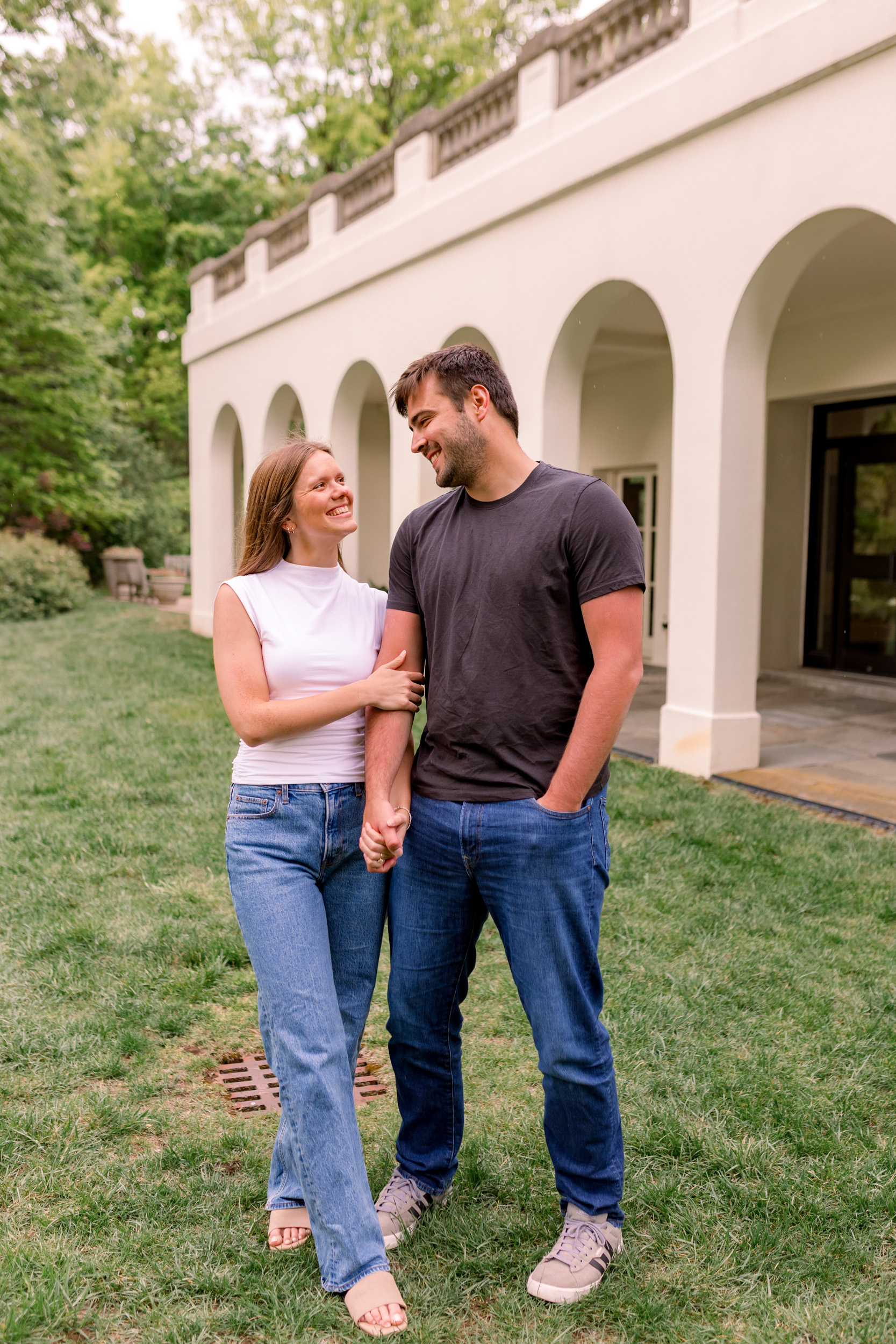 Newfields Engagement Session Mary Kate Jared