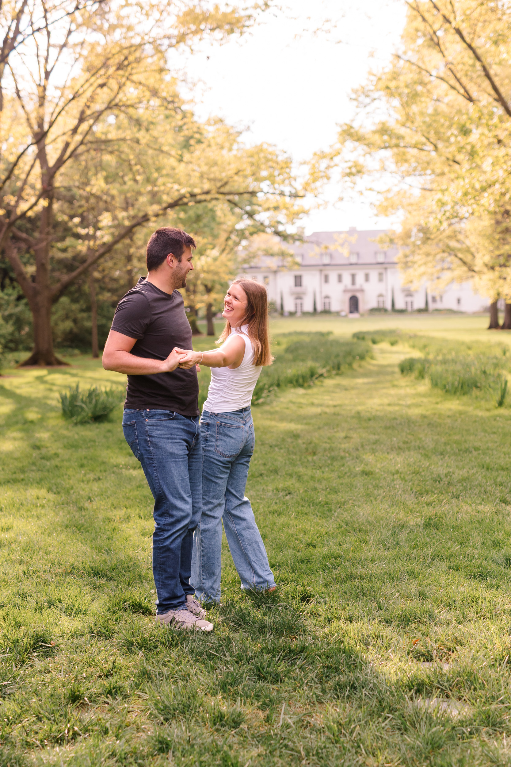 Newfields Engagement Session Mary Kate Jared