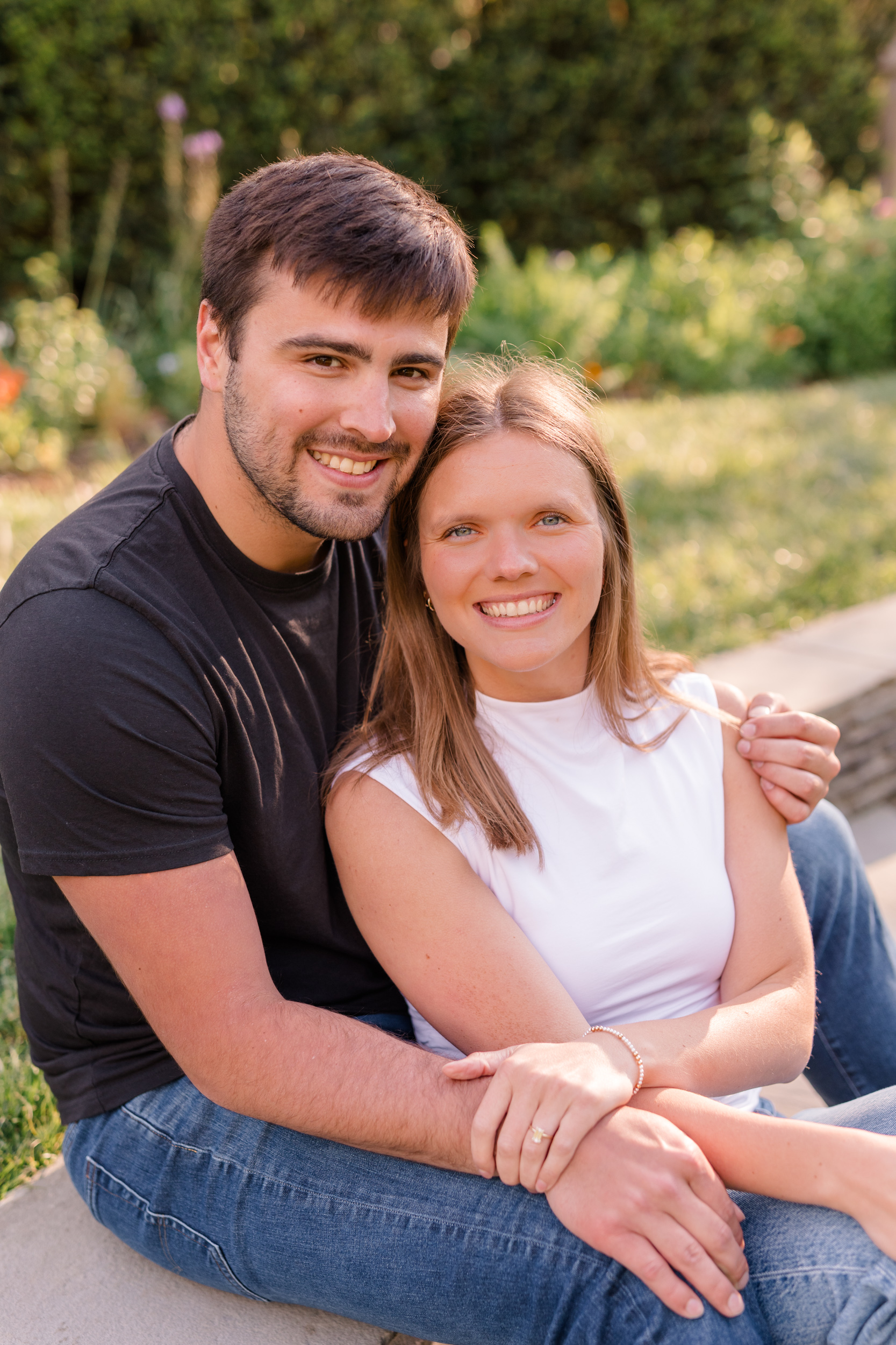 Newfields Engagement Session Mary Kate Jared