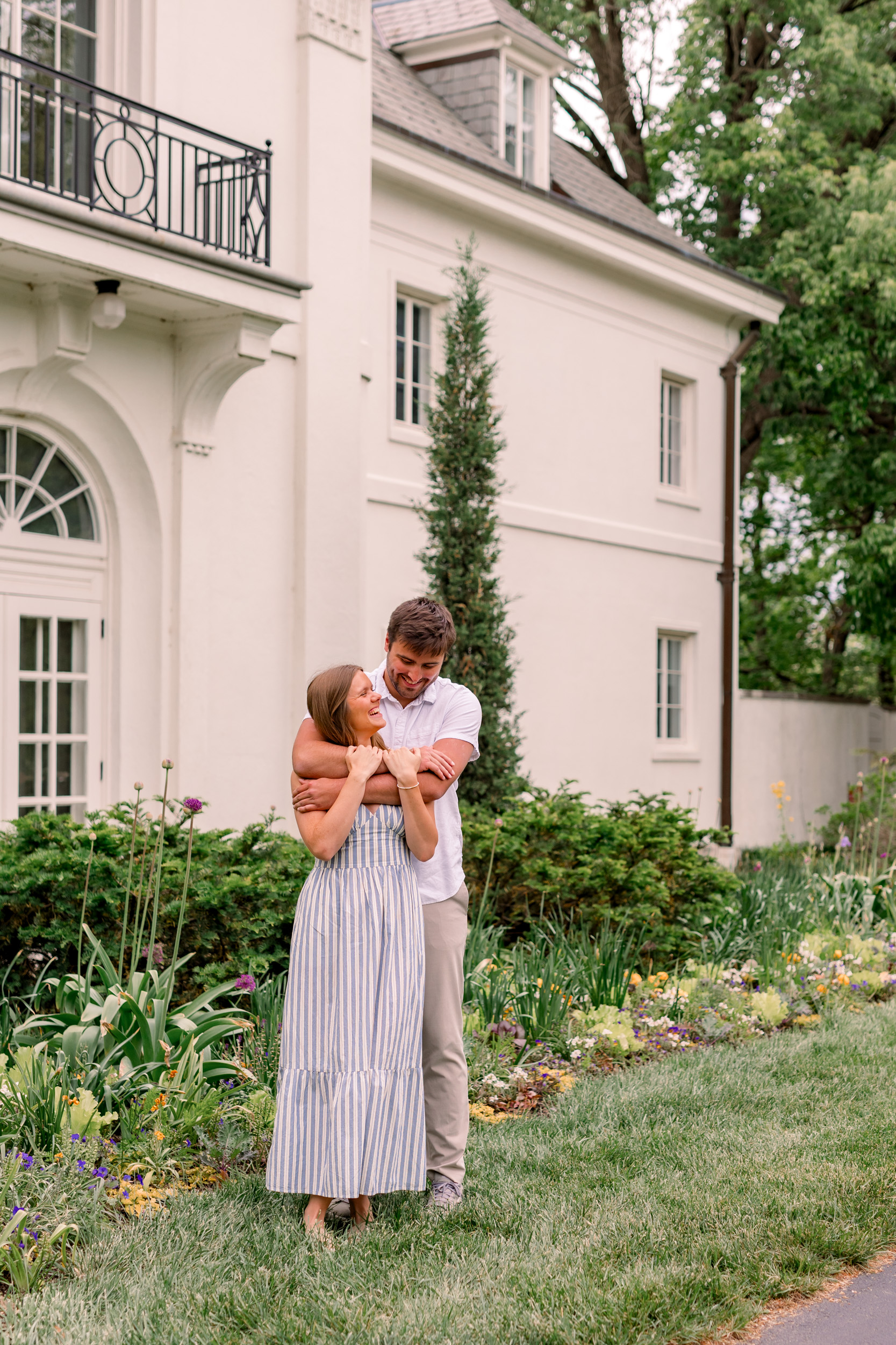 Newfields Engagement Session Mary Kate Jared
