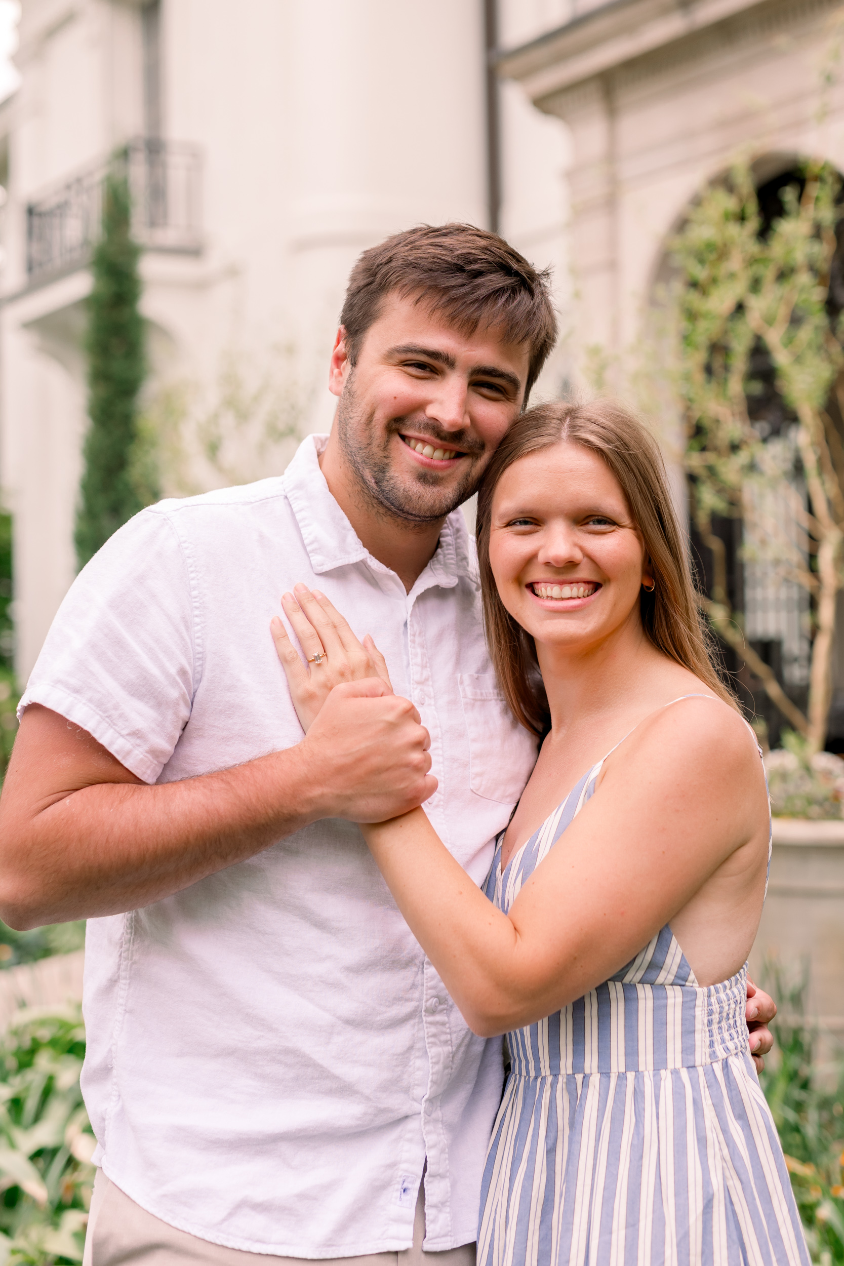 Newfields Engagement Session Mary Kate Jared