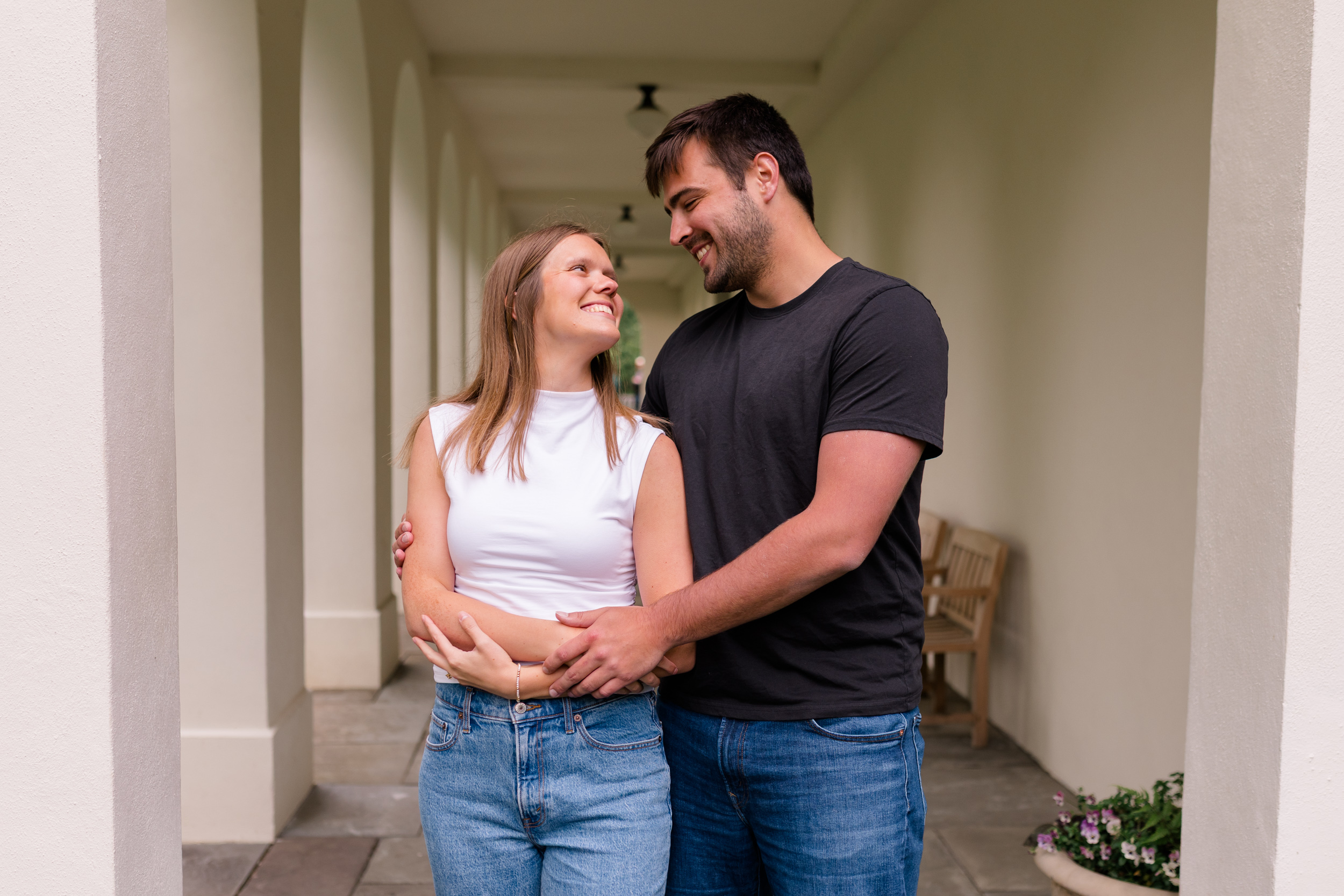 Newfields Engagement Session Mary Kate Jared
