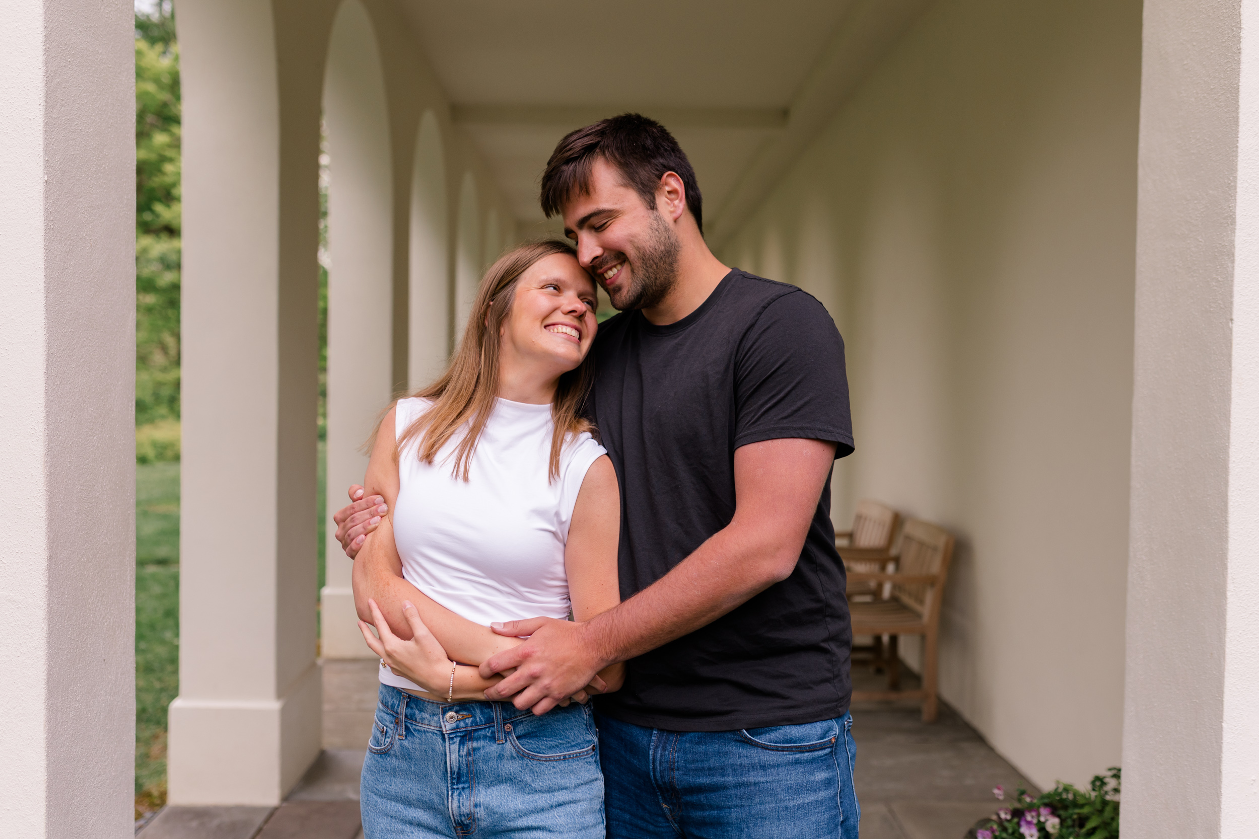 Newfields Engagement Session Mary Kate Jared