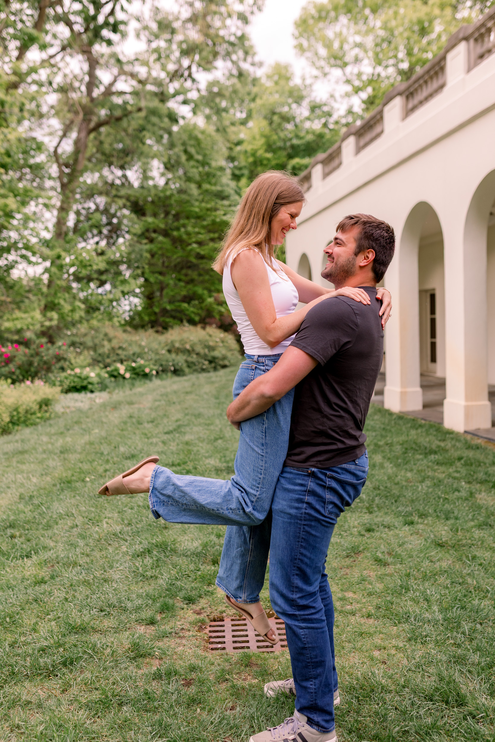 Newfields Engagement Session Mary Kate Jared
