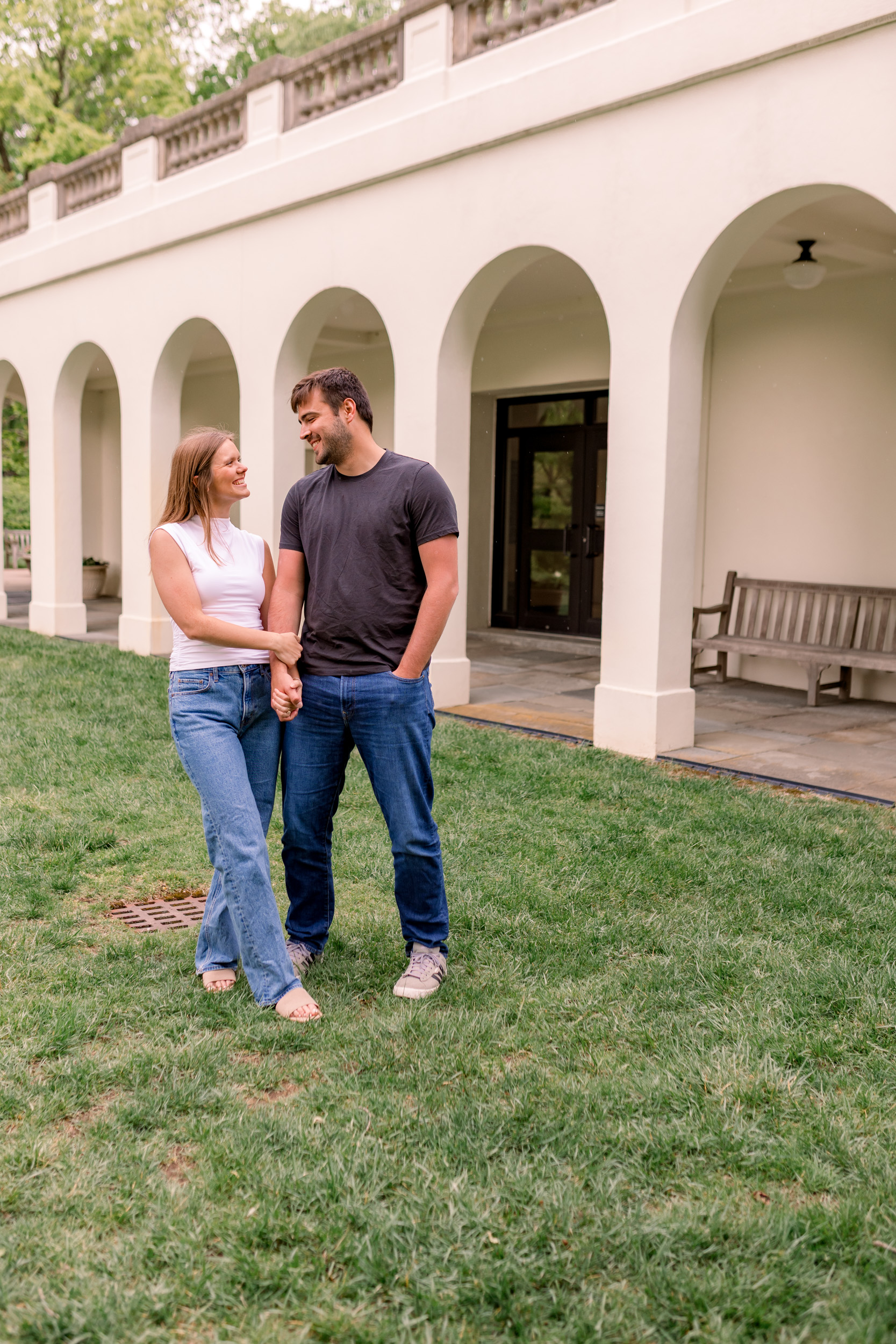Newfields Engagement Session Mary Kate Jared