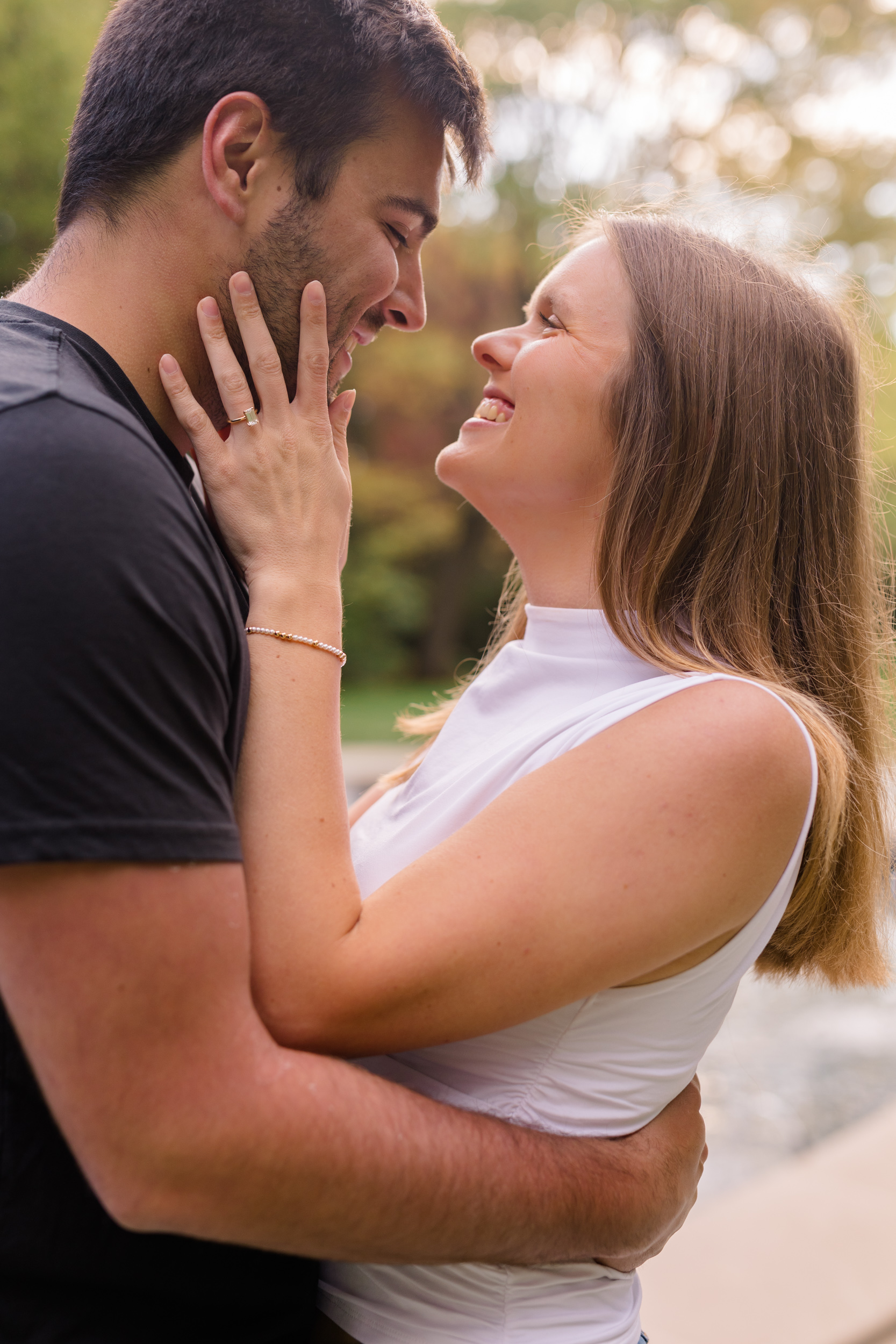 Newfields Engagement Session Mary Kate Jared