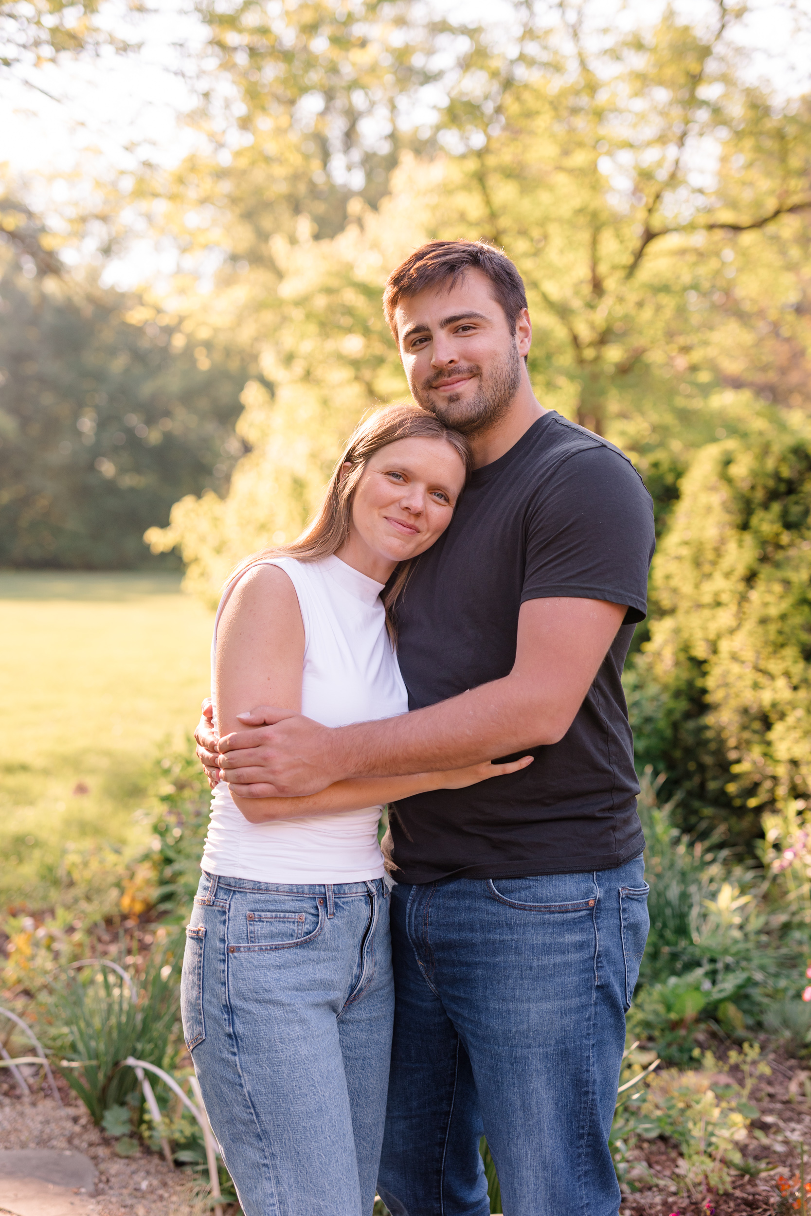 Newfields Engagement Session Mary Kate Jared