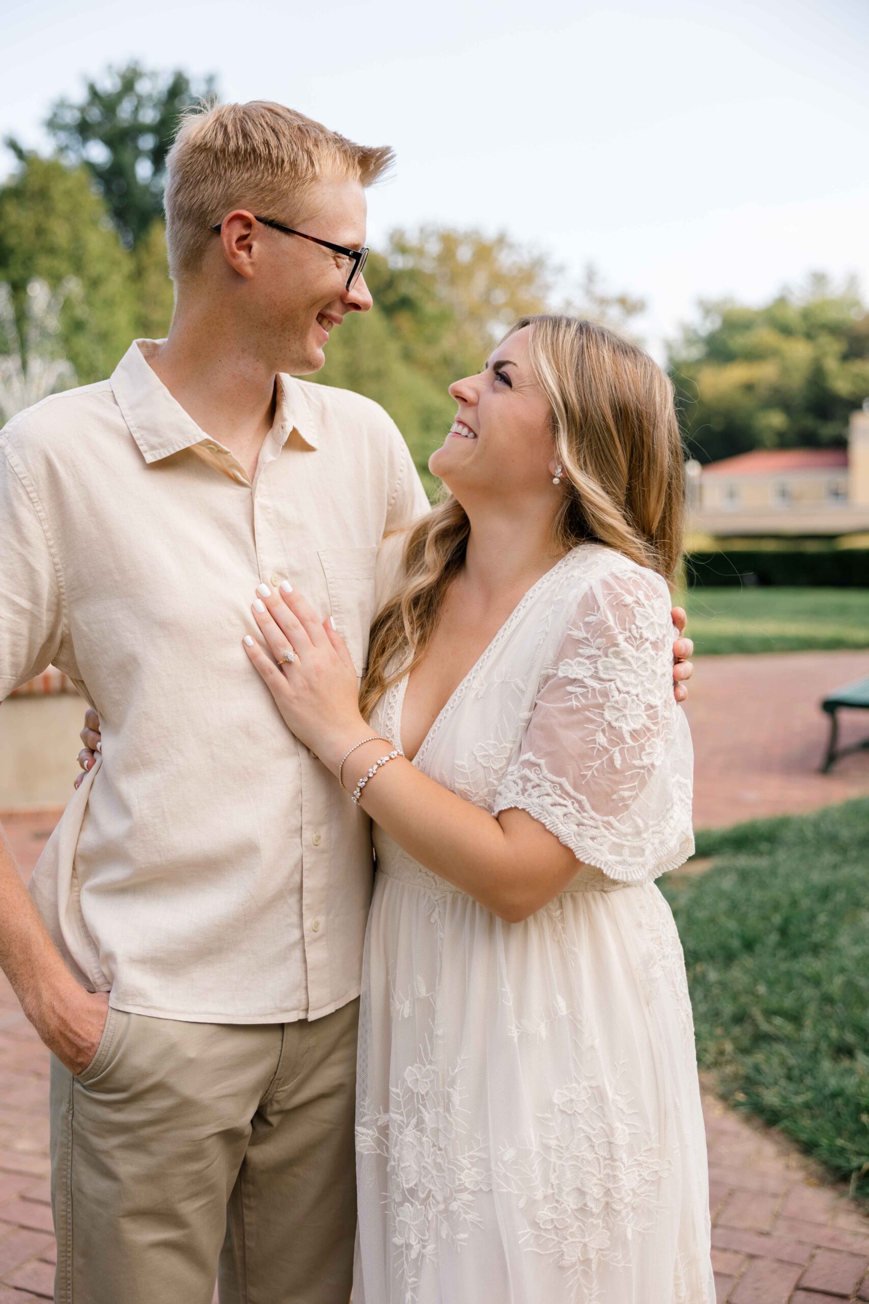 Mariah Mat West Baden Engagement Session