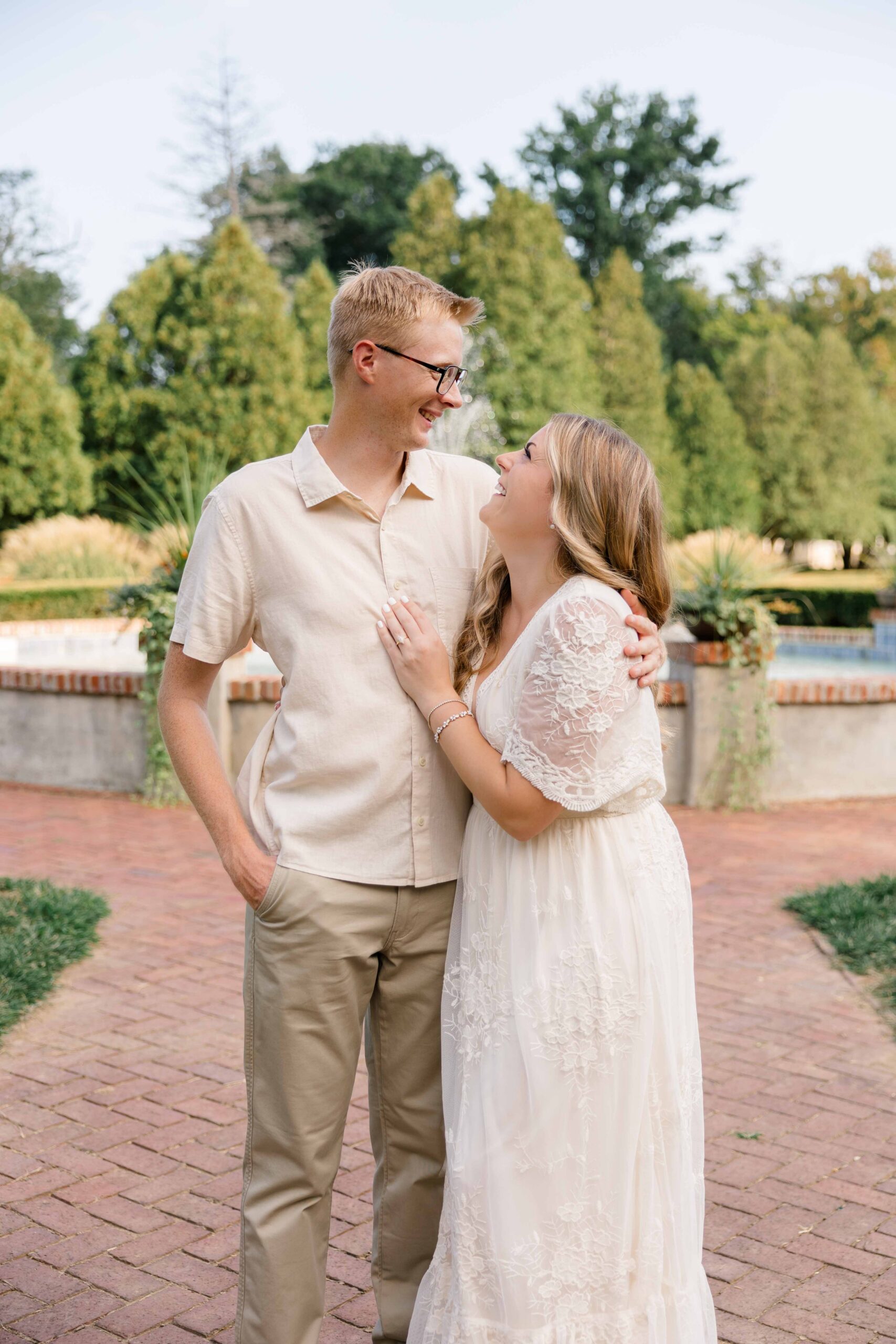 Mariah Mat West Baden Engagement Session