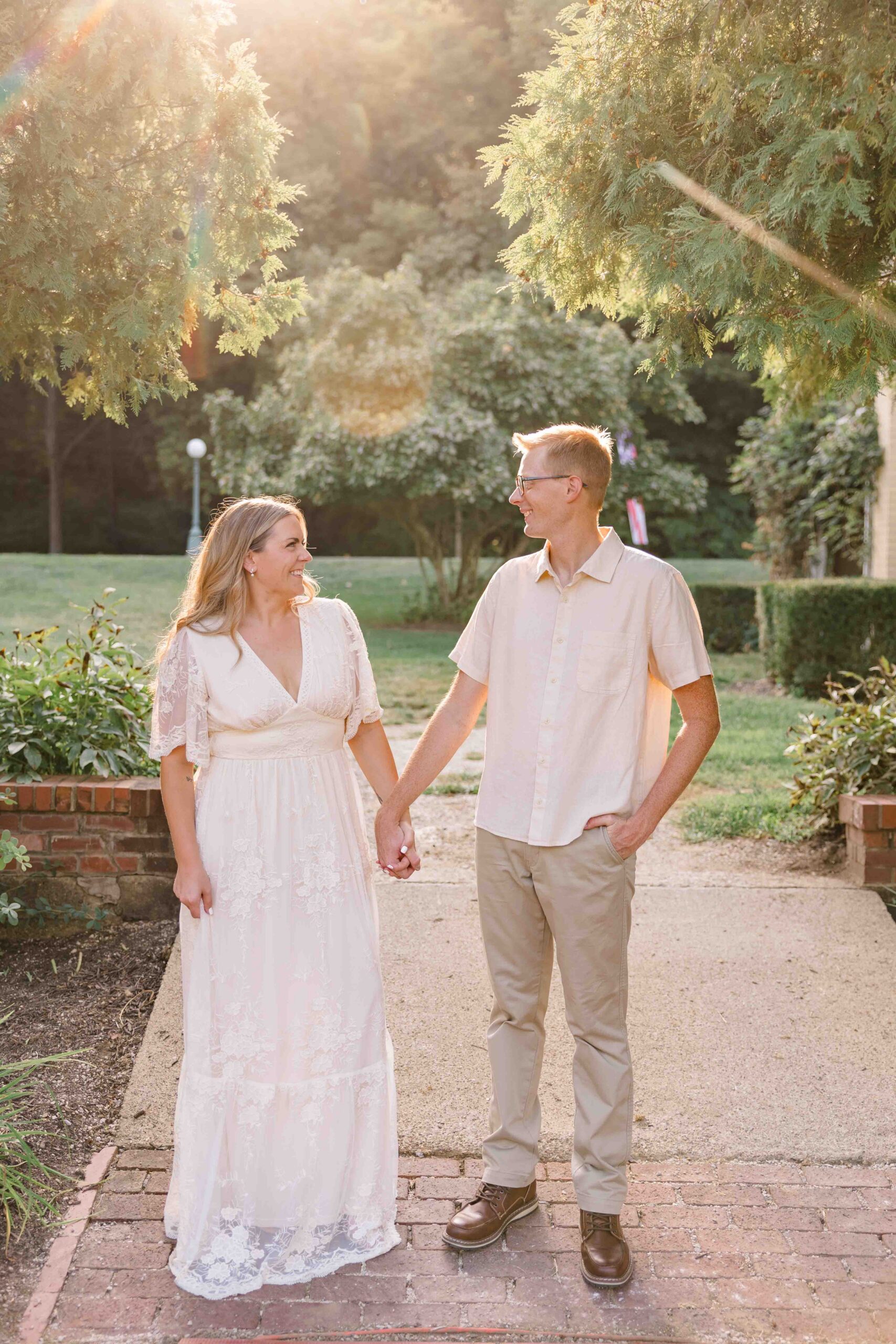 Mariah Mat West Baden Engagement Session