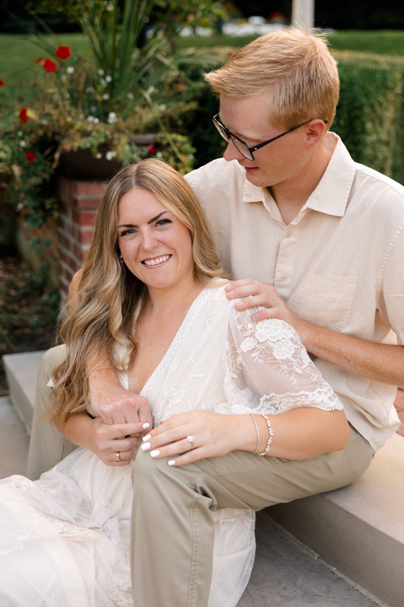 Mariah Mat West Baden Engagement Session