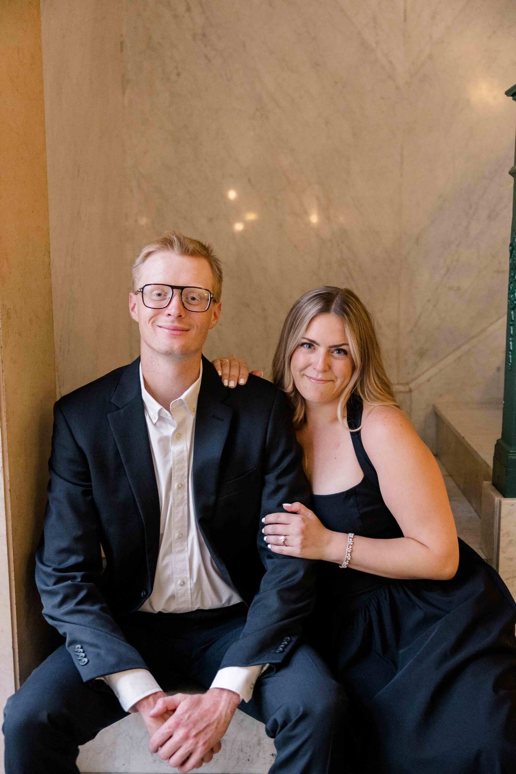 Mariah Mat West Baden Engagement Session