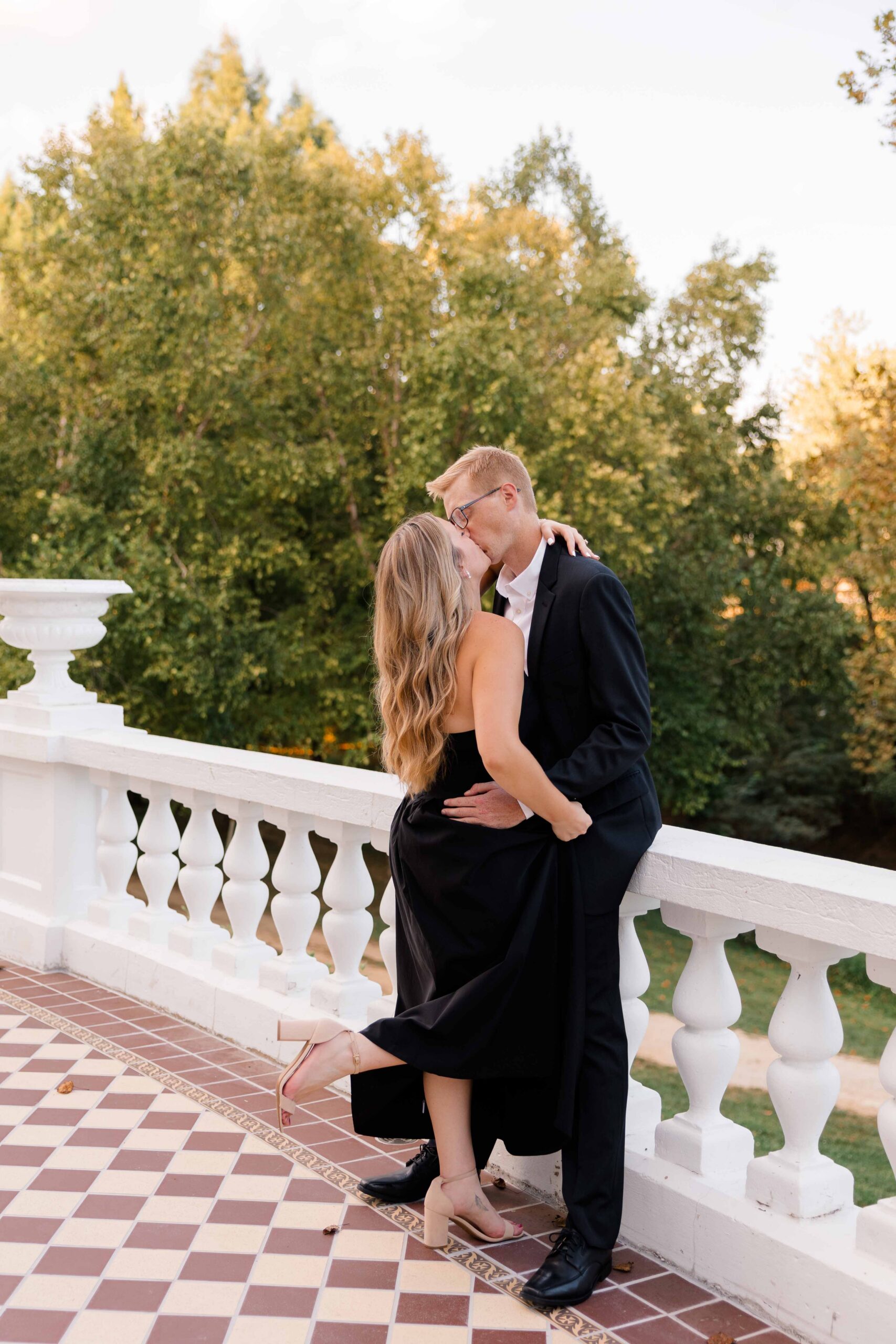 Mariah Mat West Baden Engagement Session