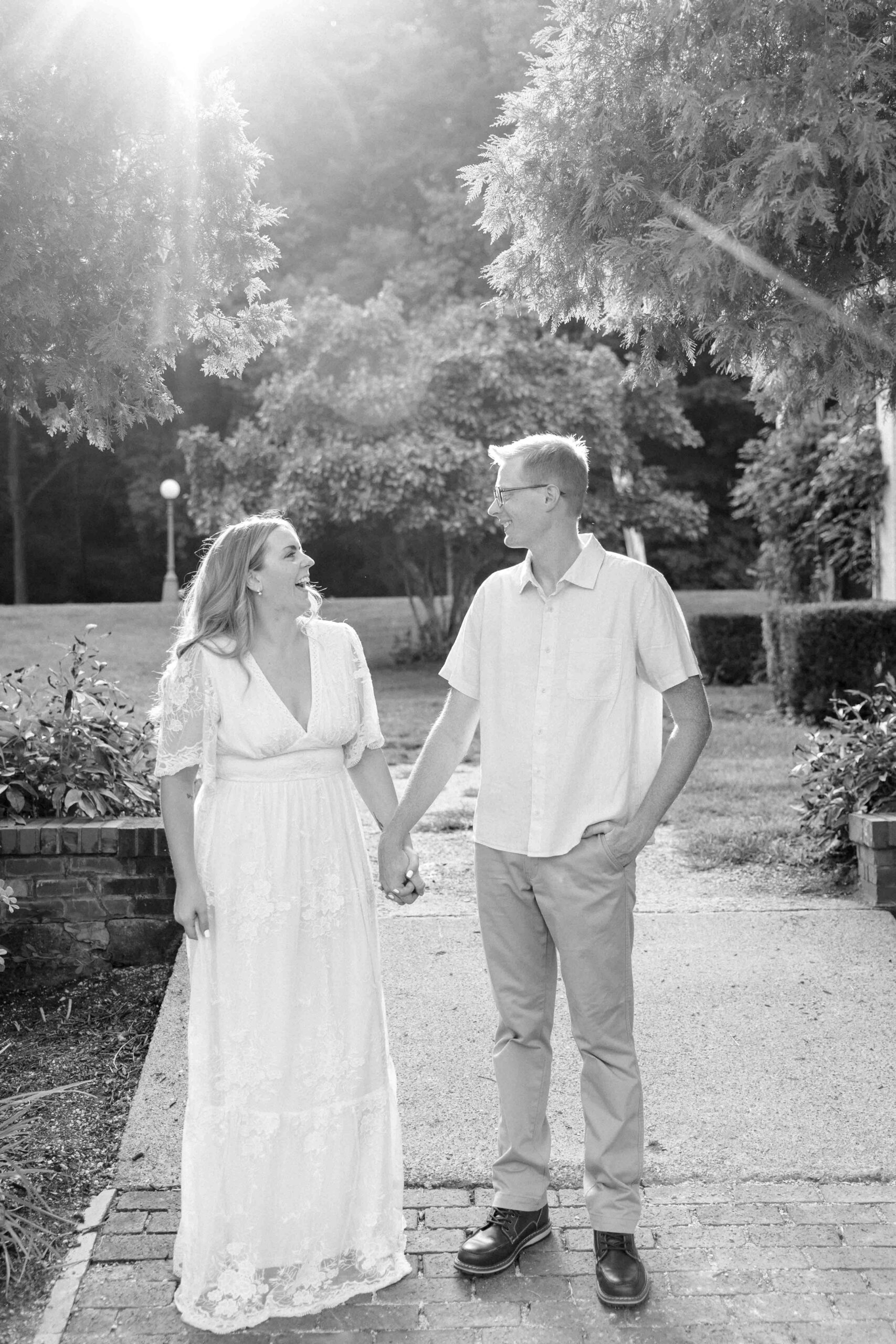 Mariah Mat West Baden Engagement Session