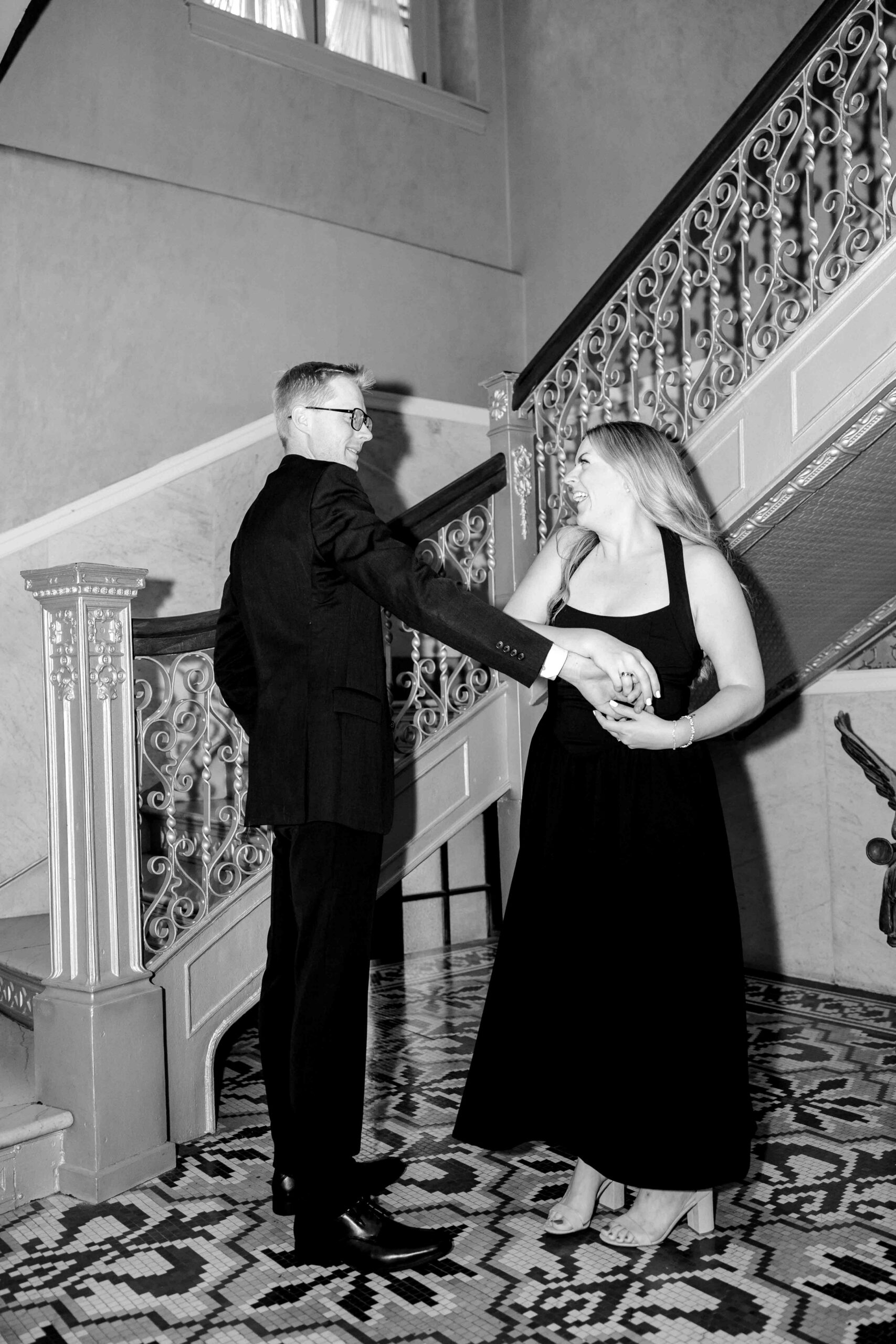 Mariah Mat West Baden Engagement Session