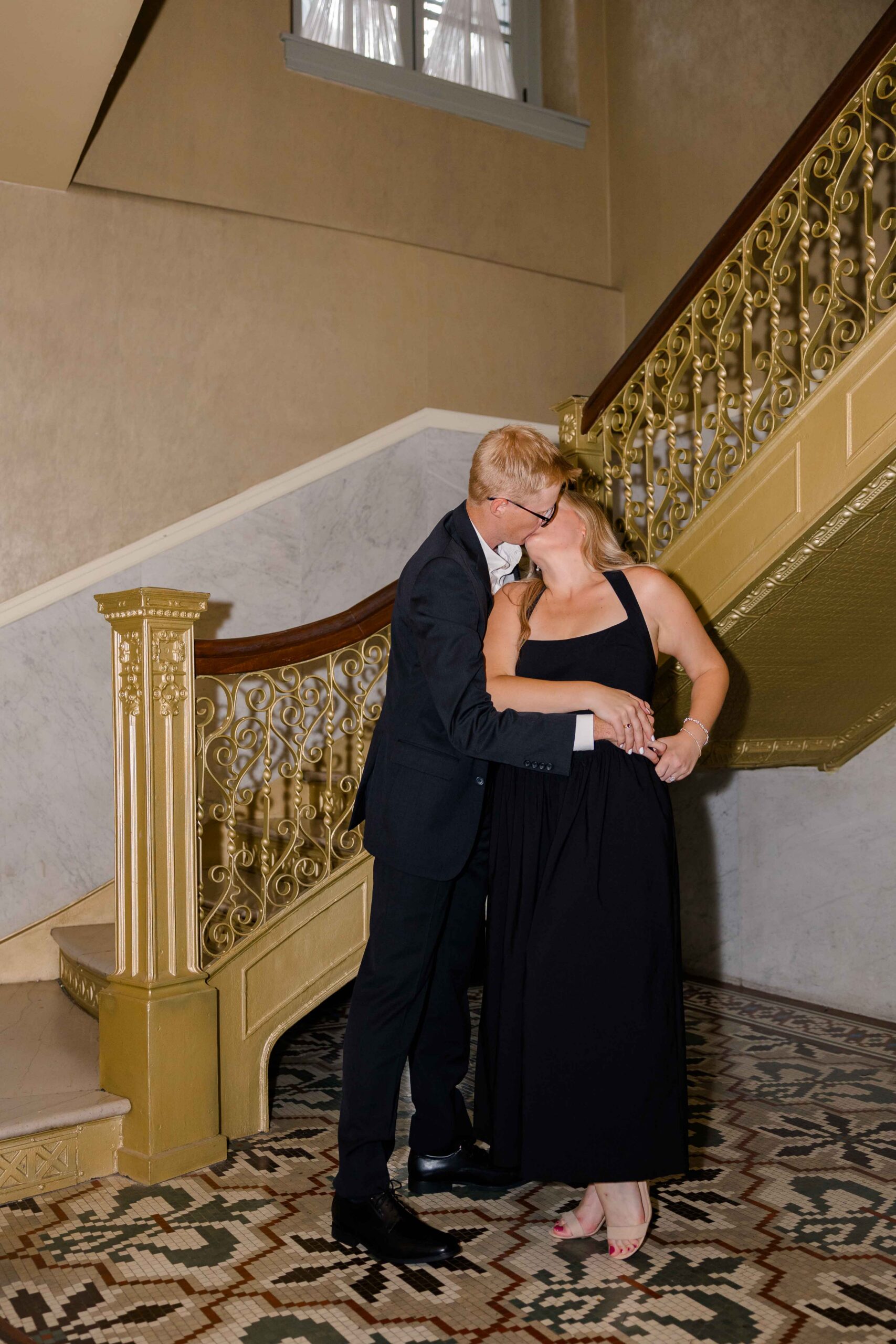 Mariah Mat West Baden Engagement Session