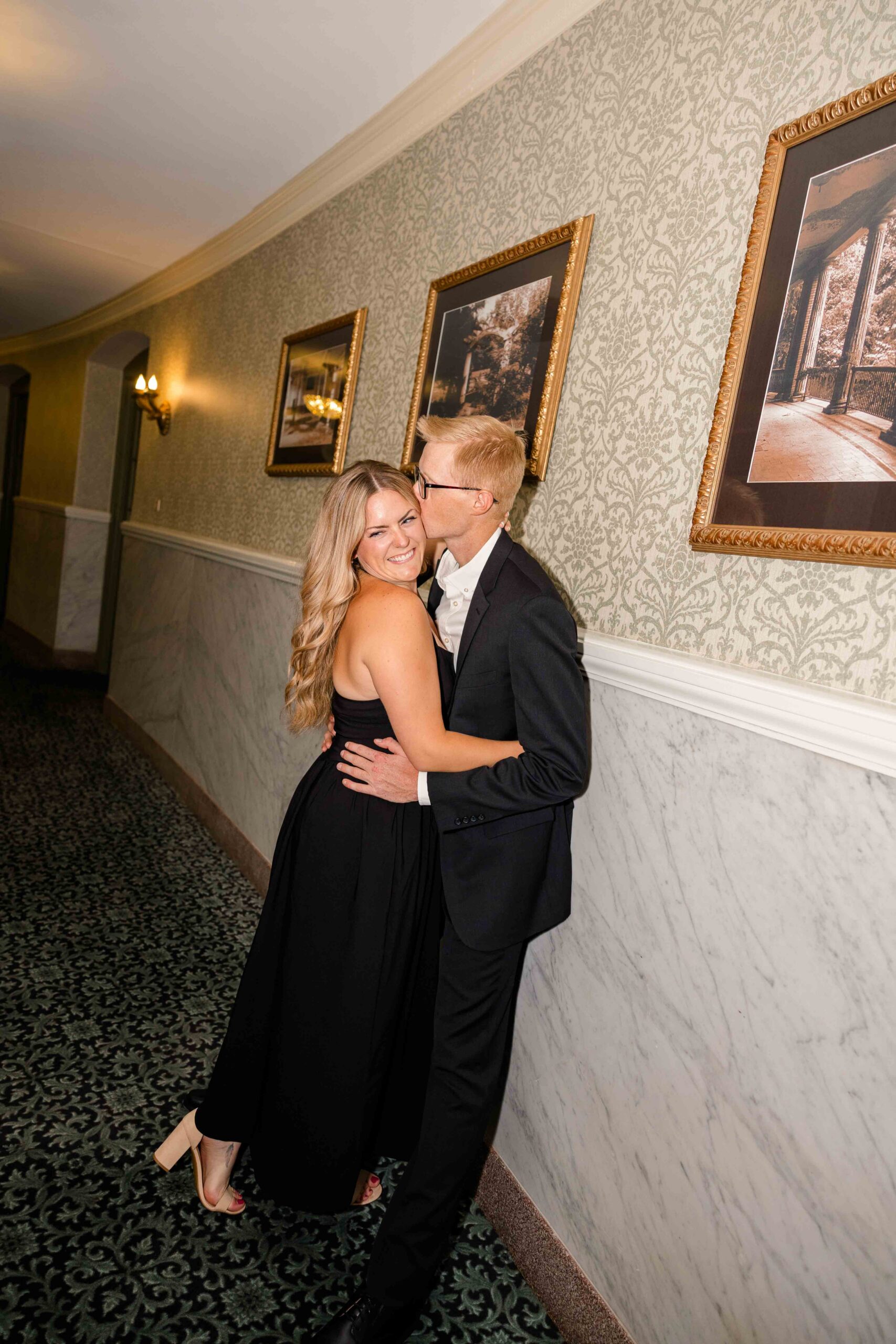 Mariah Mat West Baden Engagement Session