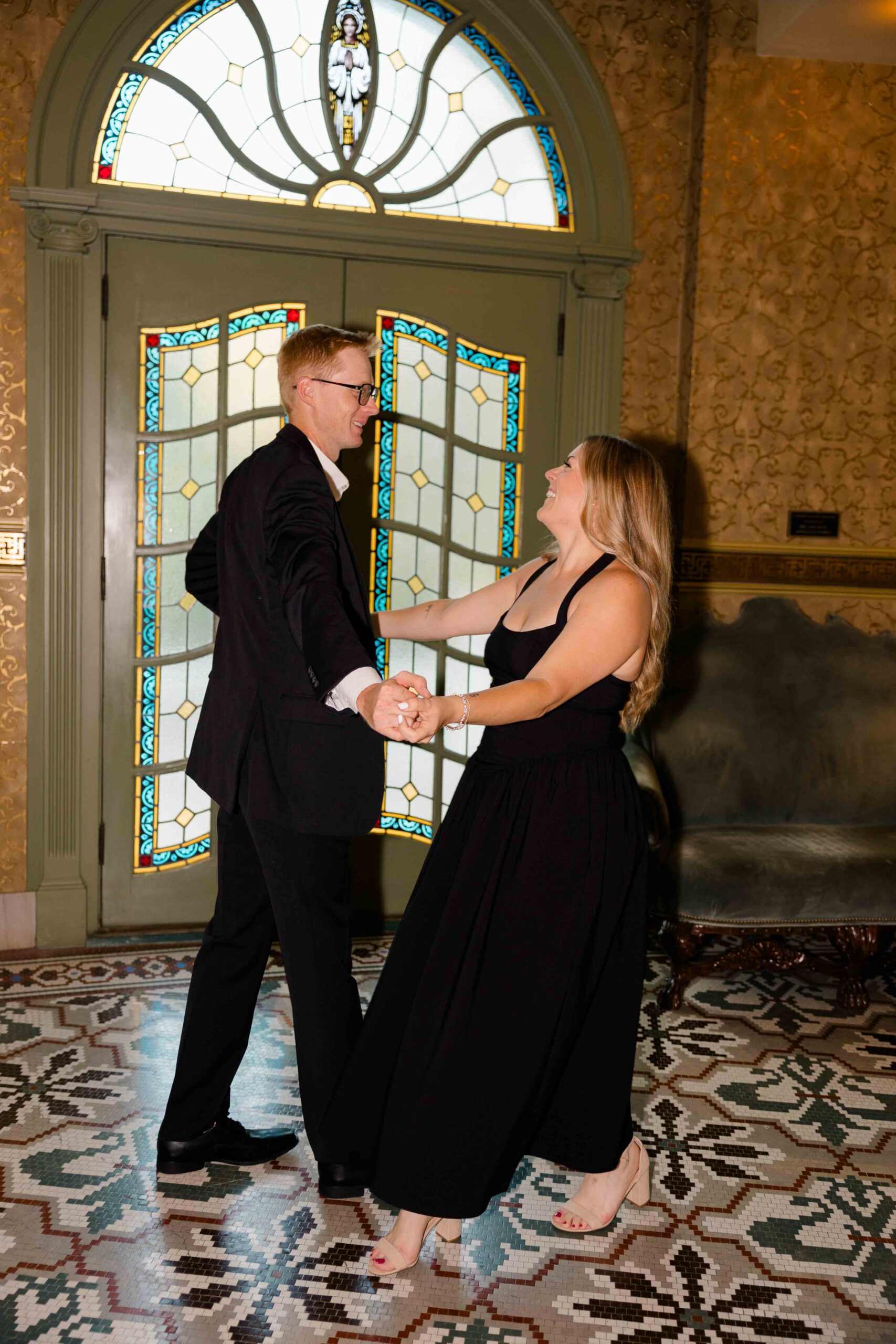 Mariah Mat West Baden Engagement Session